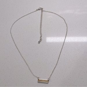 Iridescent Bar Necklace by The2Bandits